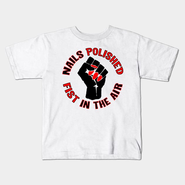 Black Trans Lives Matter Kids T-Shirt by stickmanifesto
